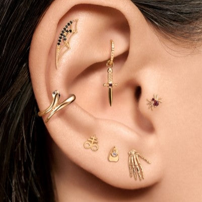 Daith Piercing Bvla Online Retailer BVLA 14ct Gold Charlotte's Web