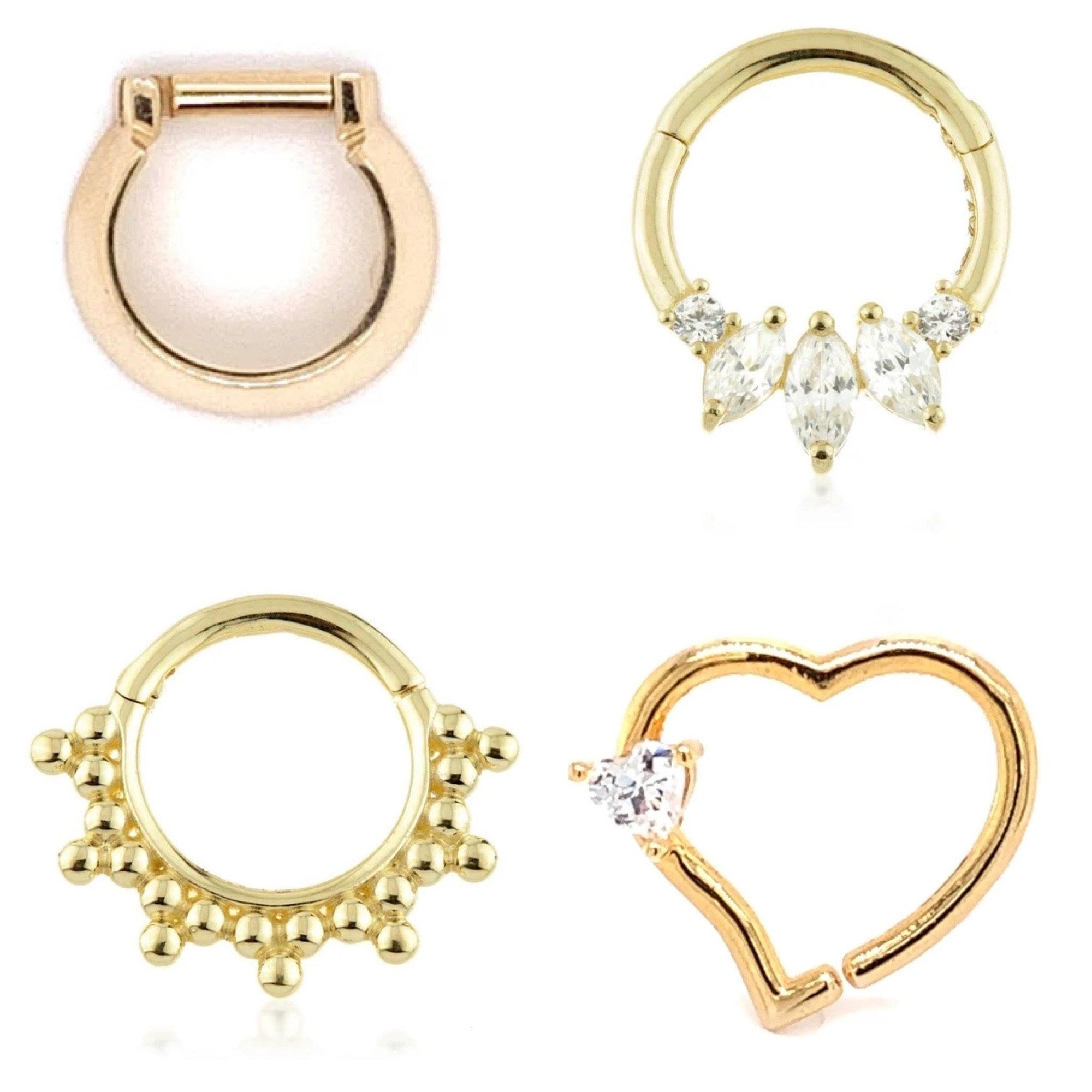 Buy 0.068 Carat Round cut 14k Yellow Gold Diamond GLAMIRA Nose Ring Meap |  GLAMIRA.co.uk