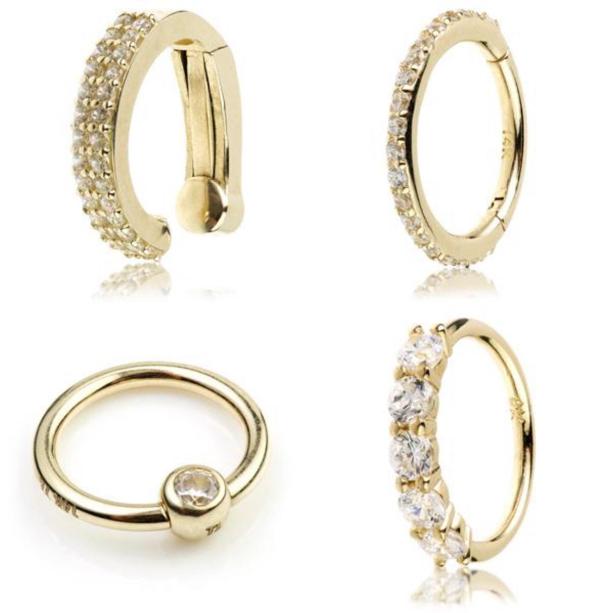 Gold Conch Rings - Isha Body Jewellery
