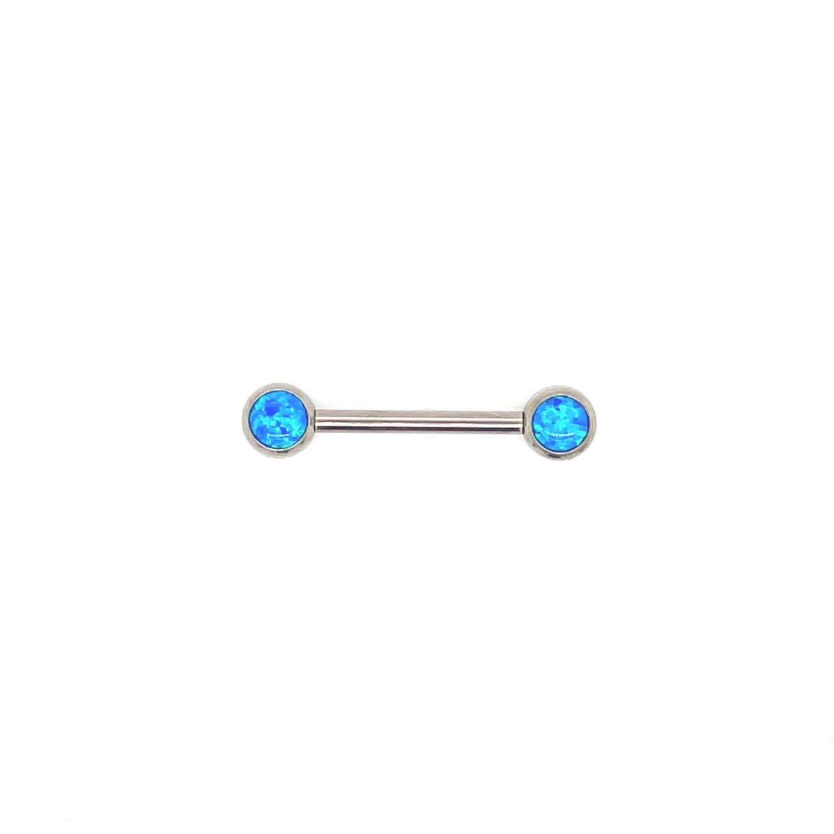 NeoMetal Side Set Capri Blue Opal Gem End