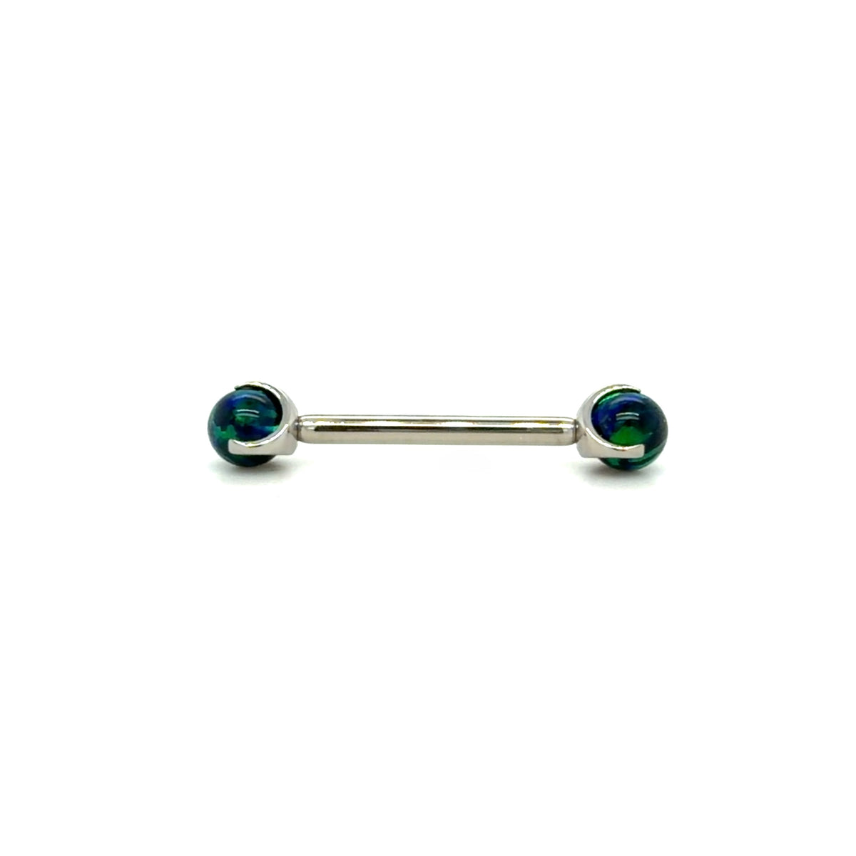 Junipurr Titanium Opal Orb Straight Threadless Barbell Bundle
