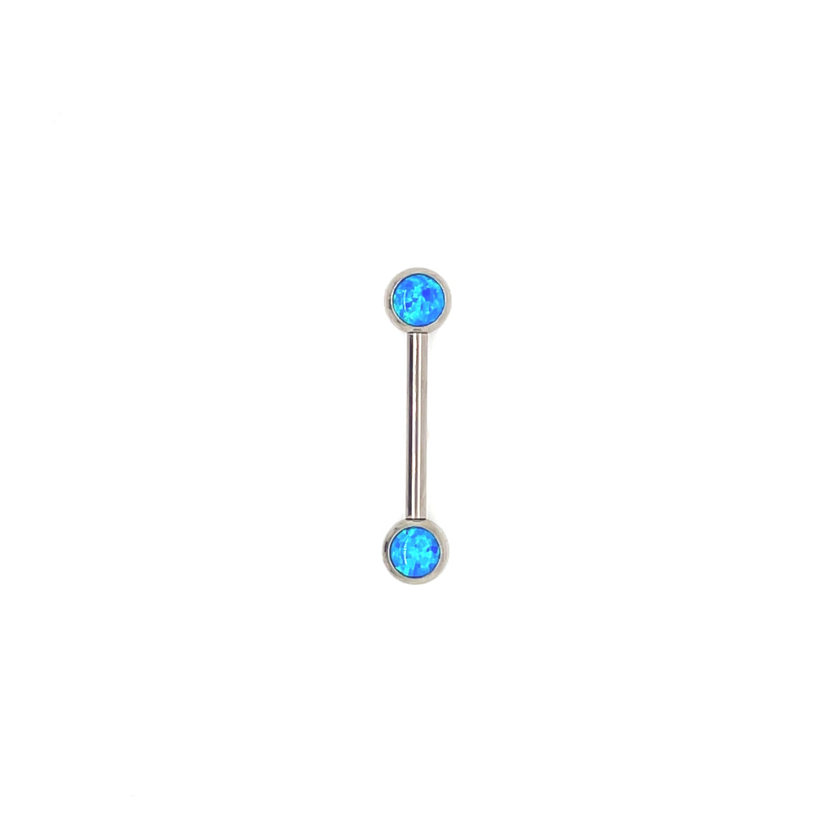 NeoMetal Side Set Capri Blue Opal Gem End