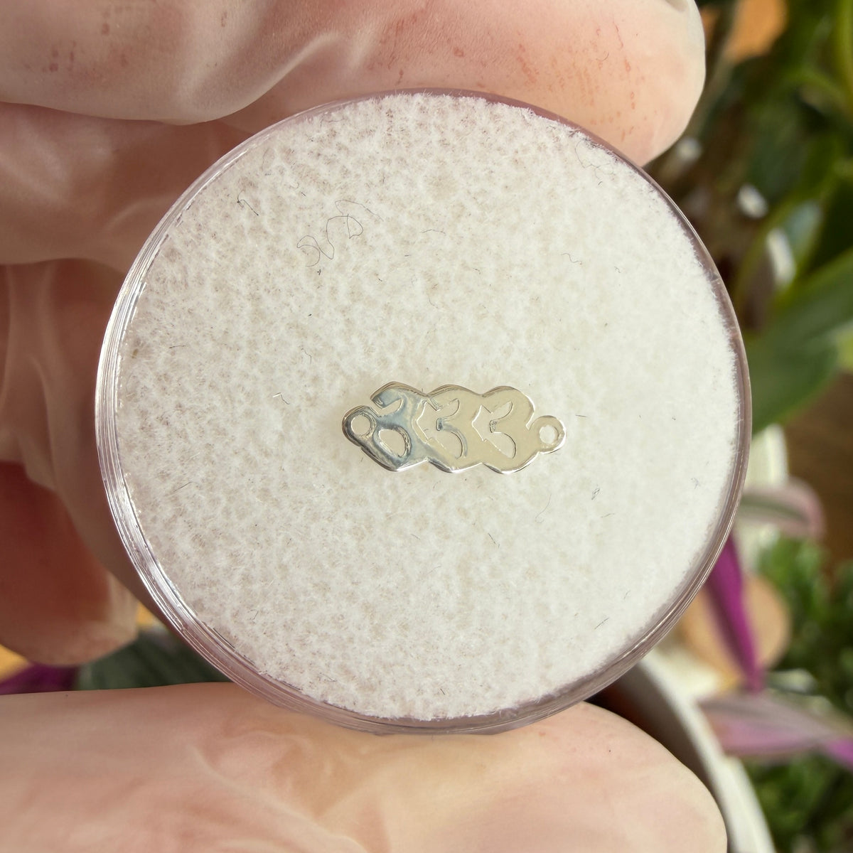Sterling Silver Angel Number Connector