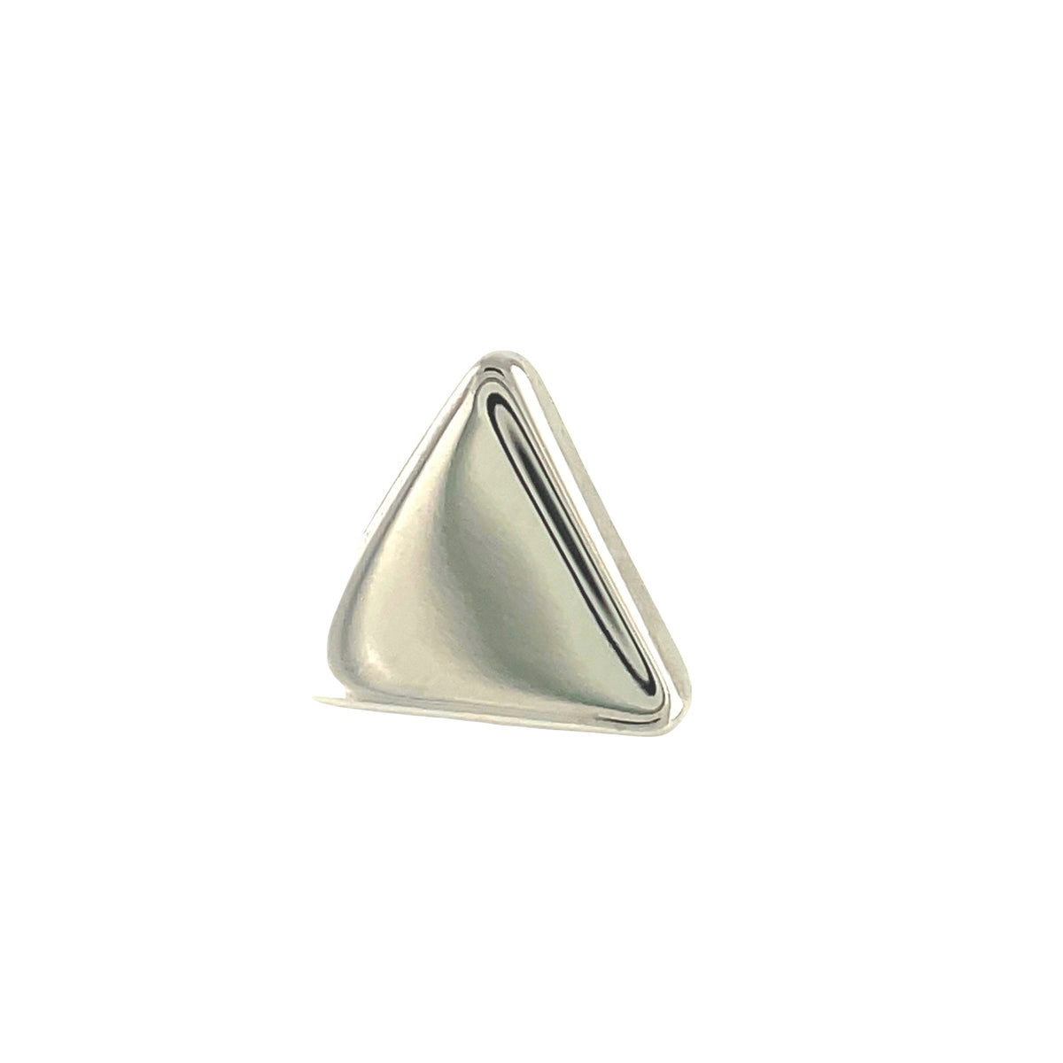 Junipurr Titanium Threadless Triangle