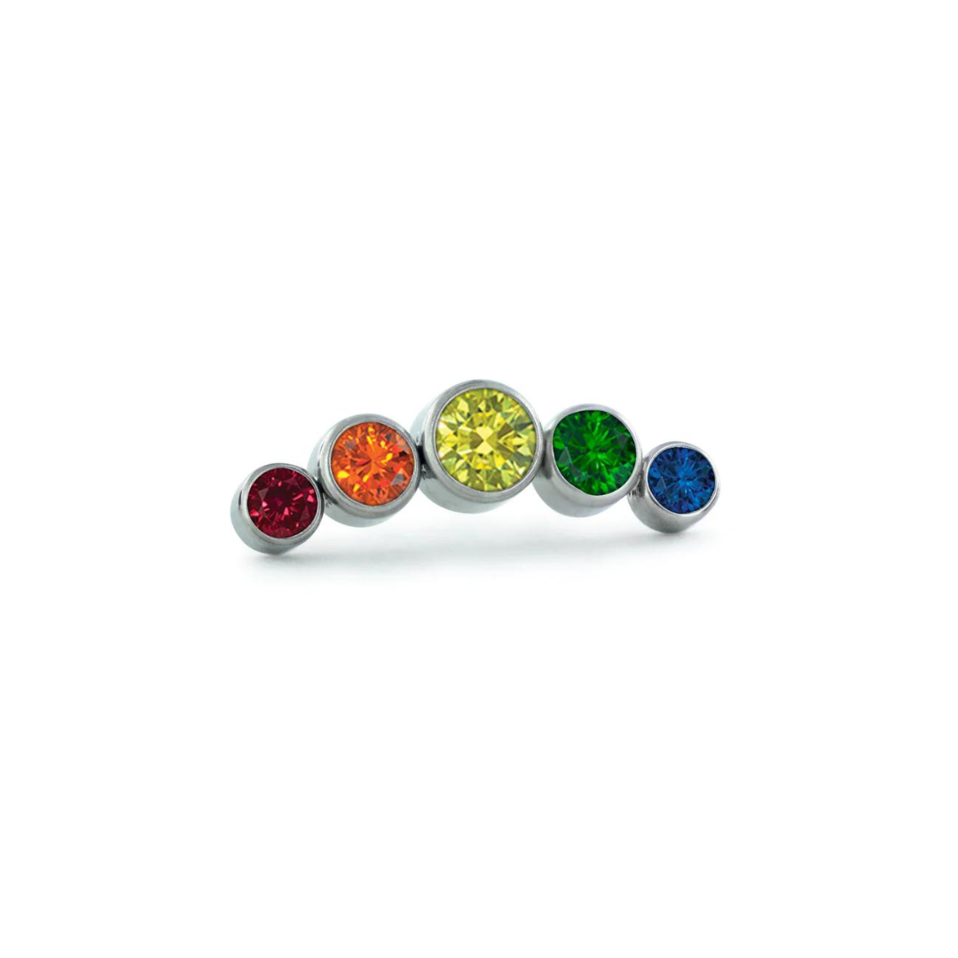 NeoMetal-rainbow-cz-pride-bezel-set-cluster-isha-body-jewellery