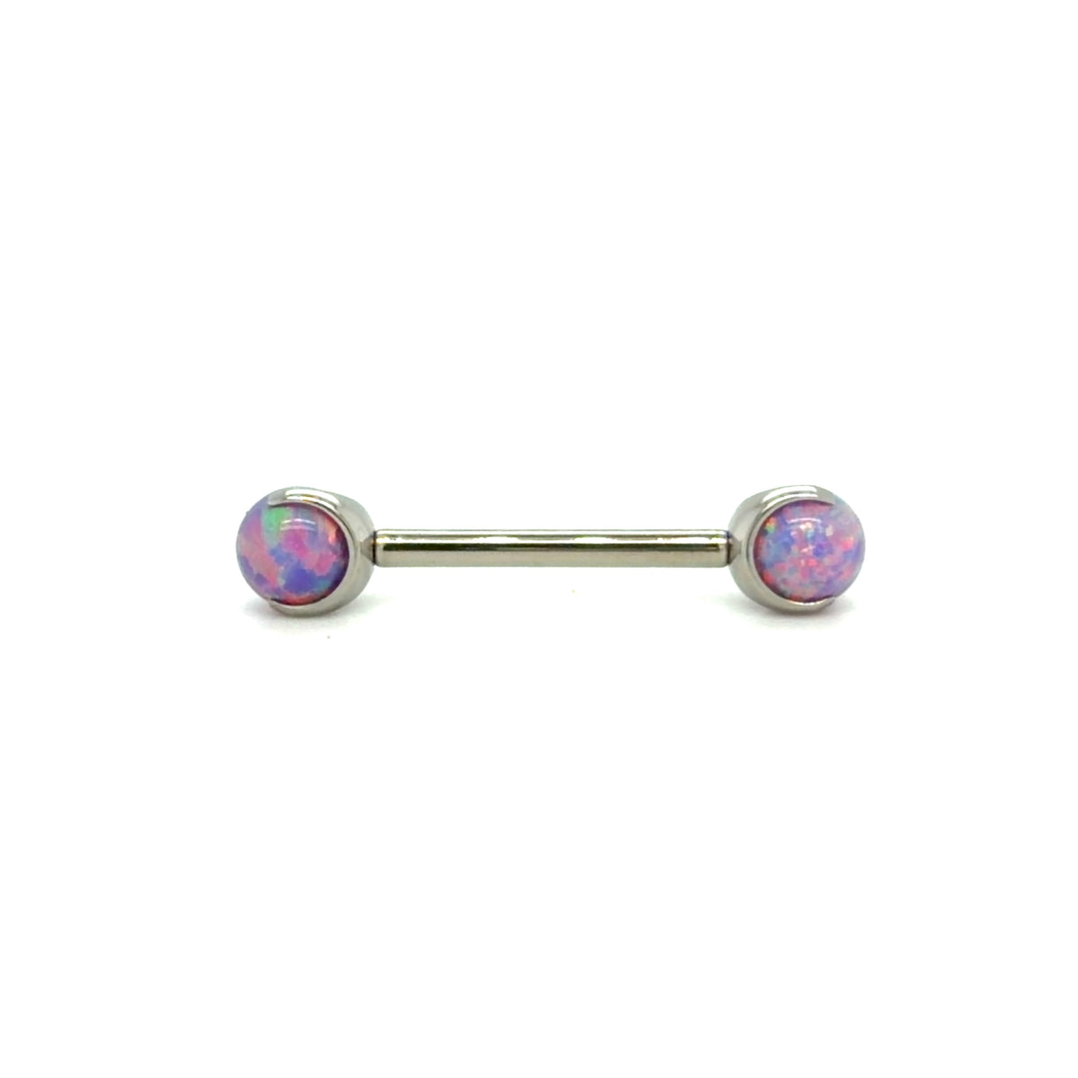 Junipurr Titanium Opal Orb Straight Threadless Barbell Bundle
