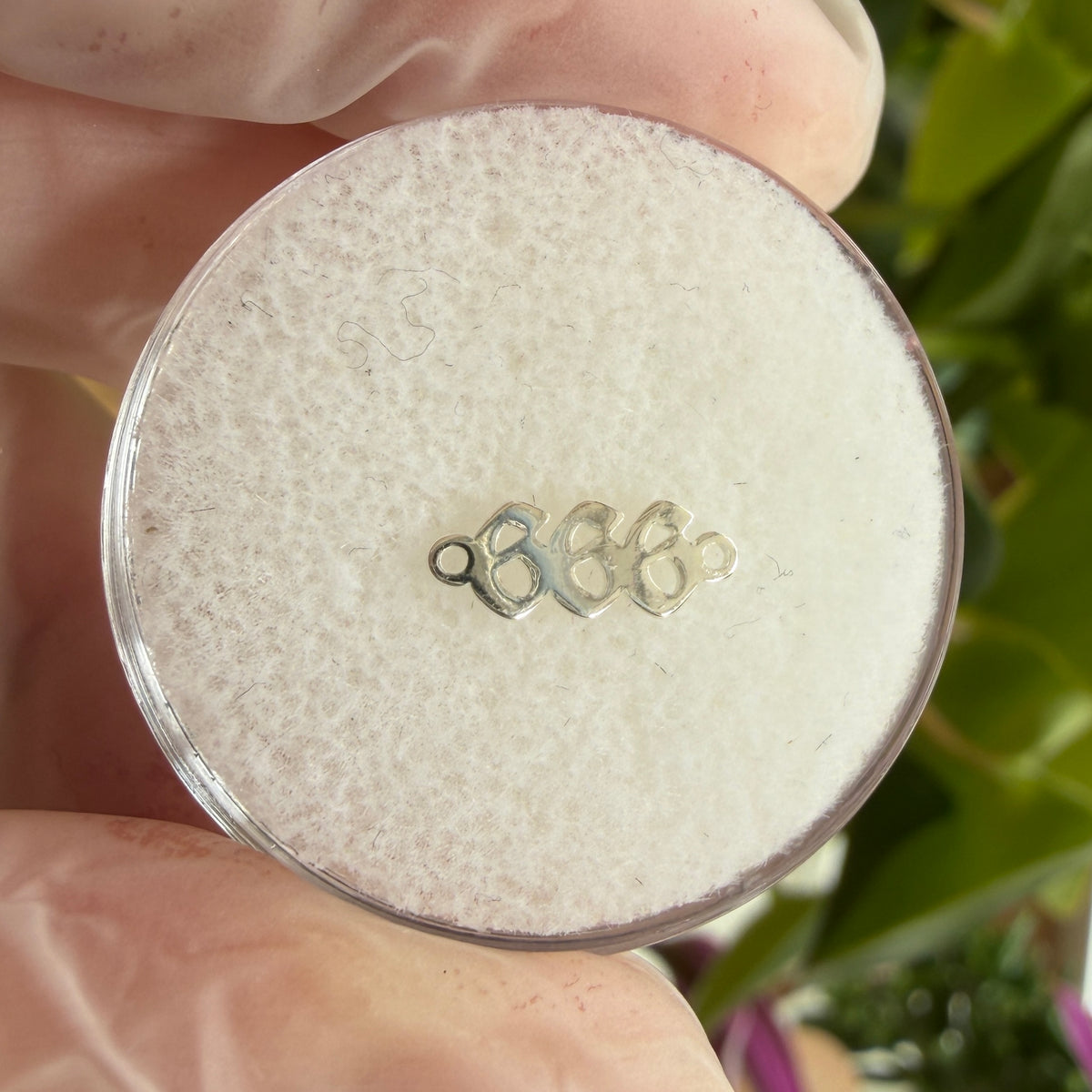 Sterling Silver Angel Number Connector