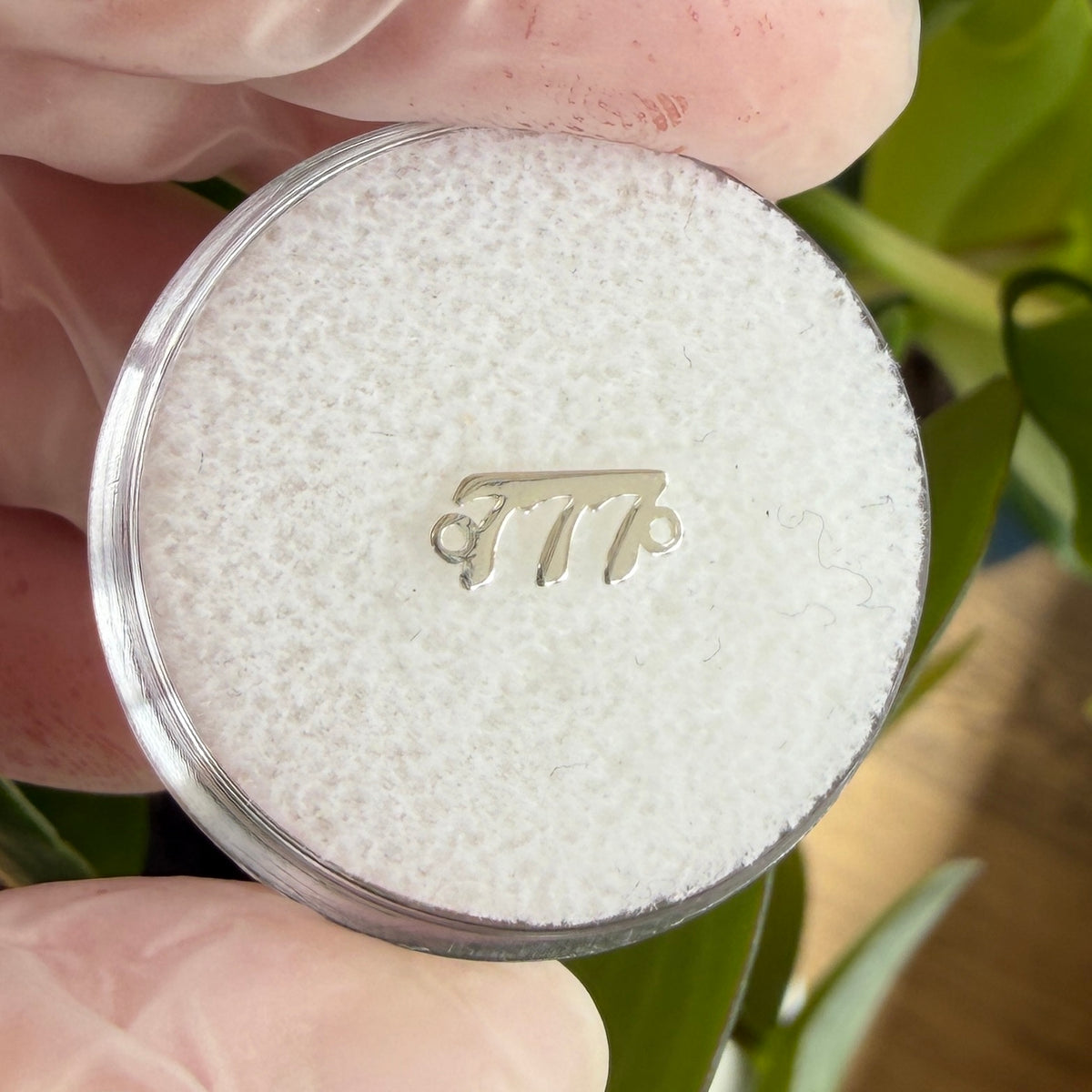 Sterling Silver Angel Number Connector