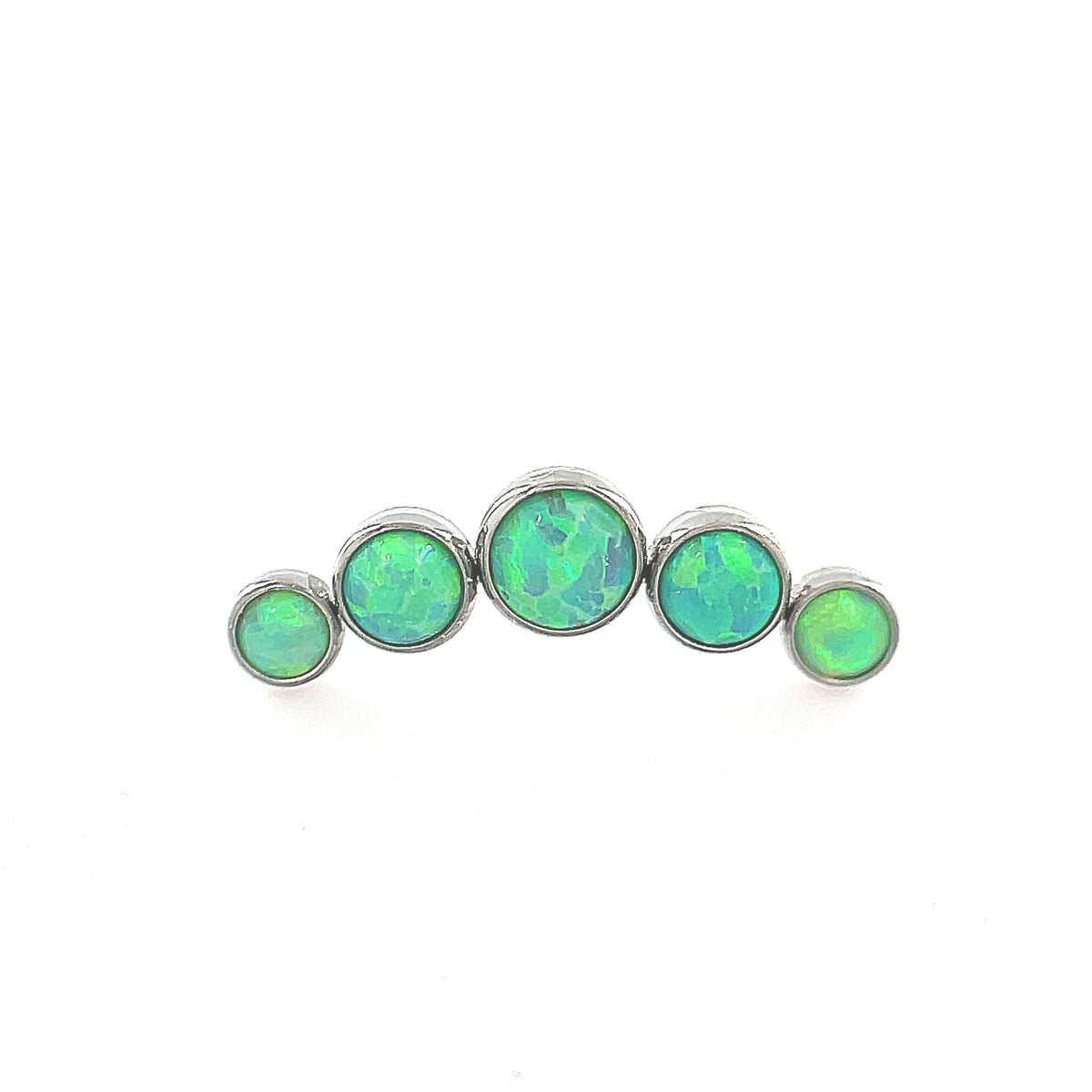 NeoMetal Lime 5-Piece Opal Curved Cluster End