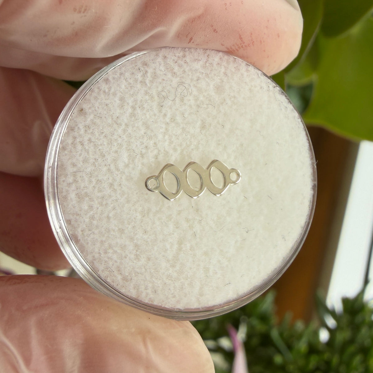 Sterling Silver Angel Number Connector