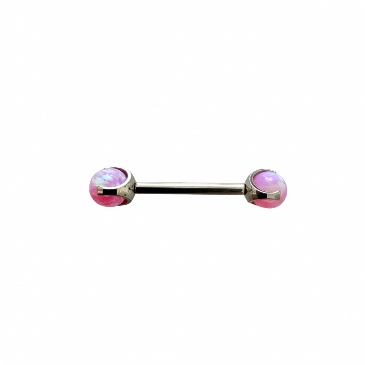 NeoMetal Pink Opal Orb Barbell