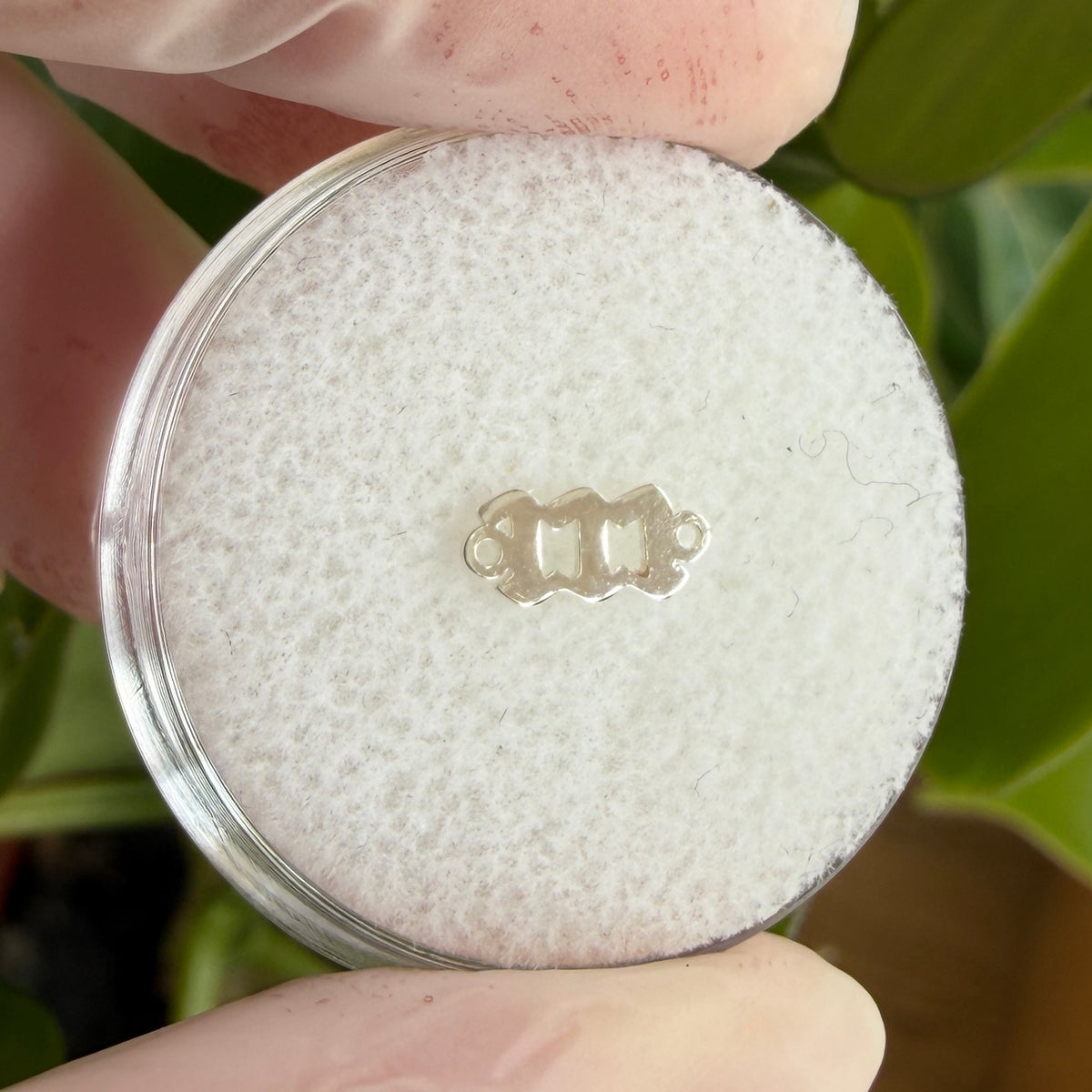 Sterling Silver Angel Number Connector