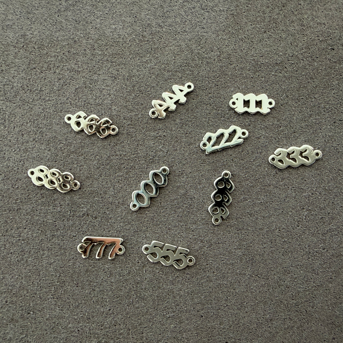 Sterling Silver Angel Number Connector