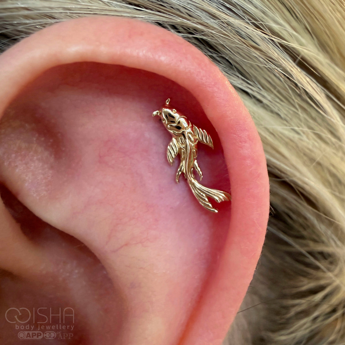 Junipurr 14ct Gold Koi End