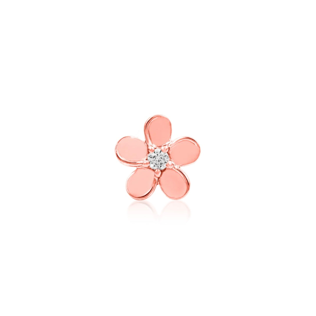 Junipurr 14ct Gold CZ Flower End