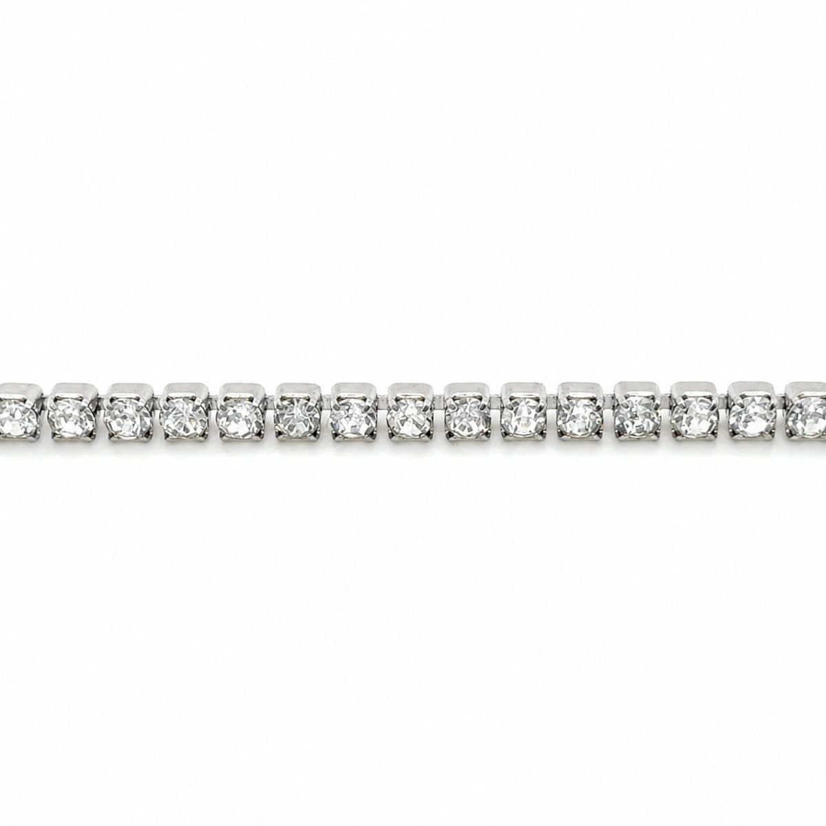 Stainless Steel CZ Tennis Chain