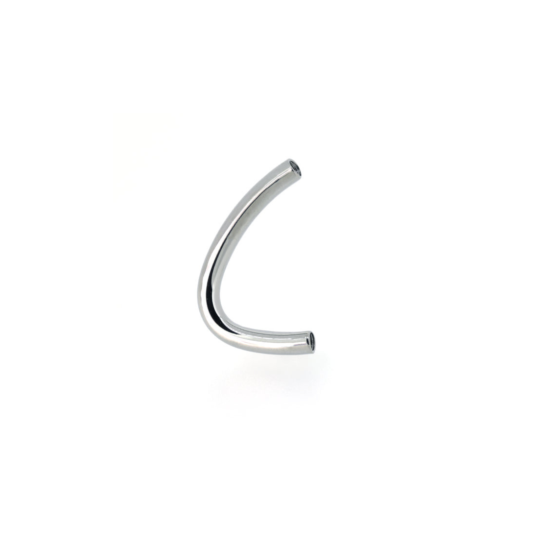 Industrial Strength Titanium J-Curve Barbell Shaft