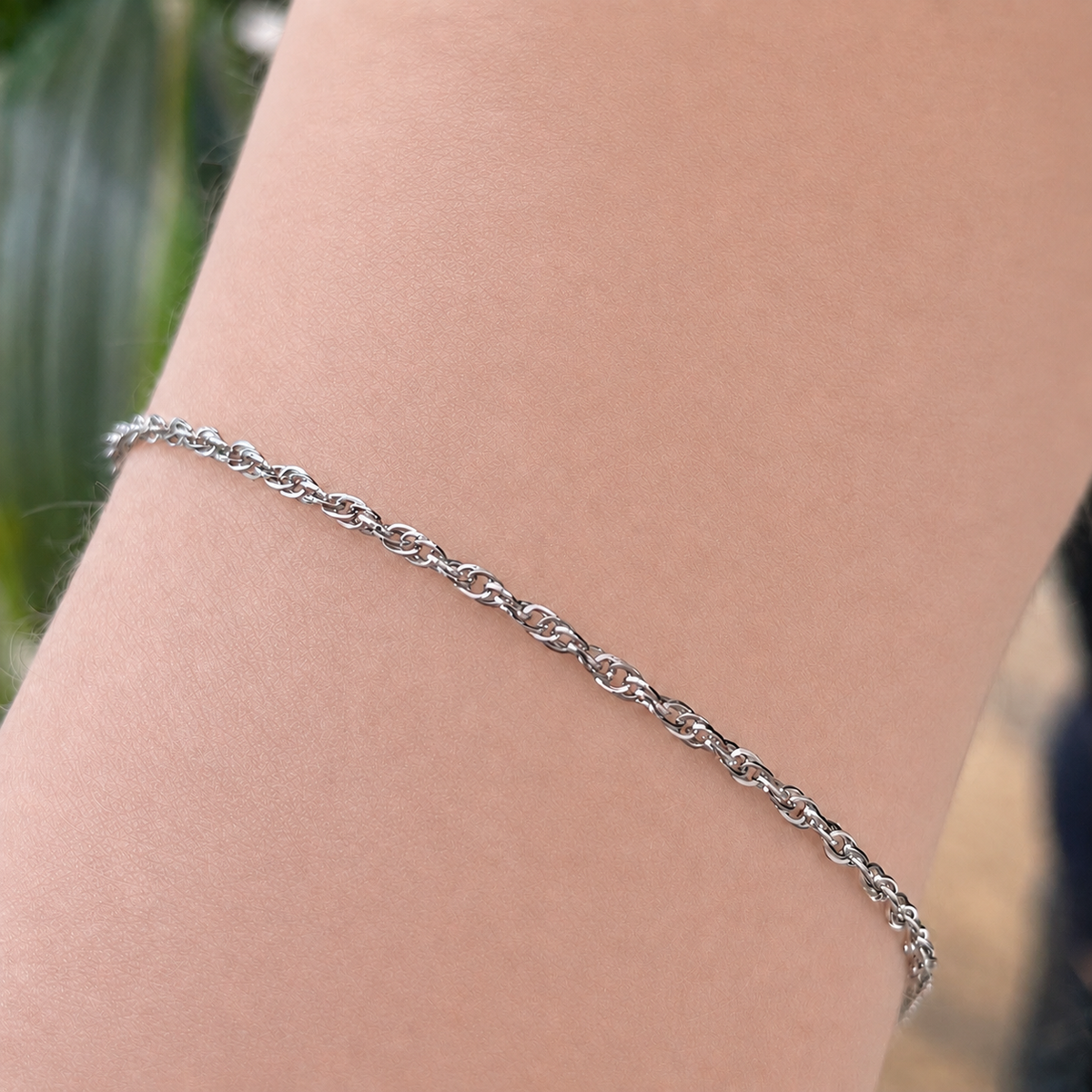 Stainless Steel 1.8mm Diamond Cut Rope Chain