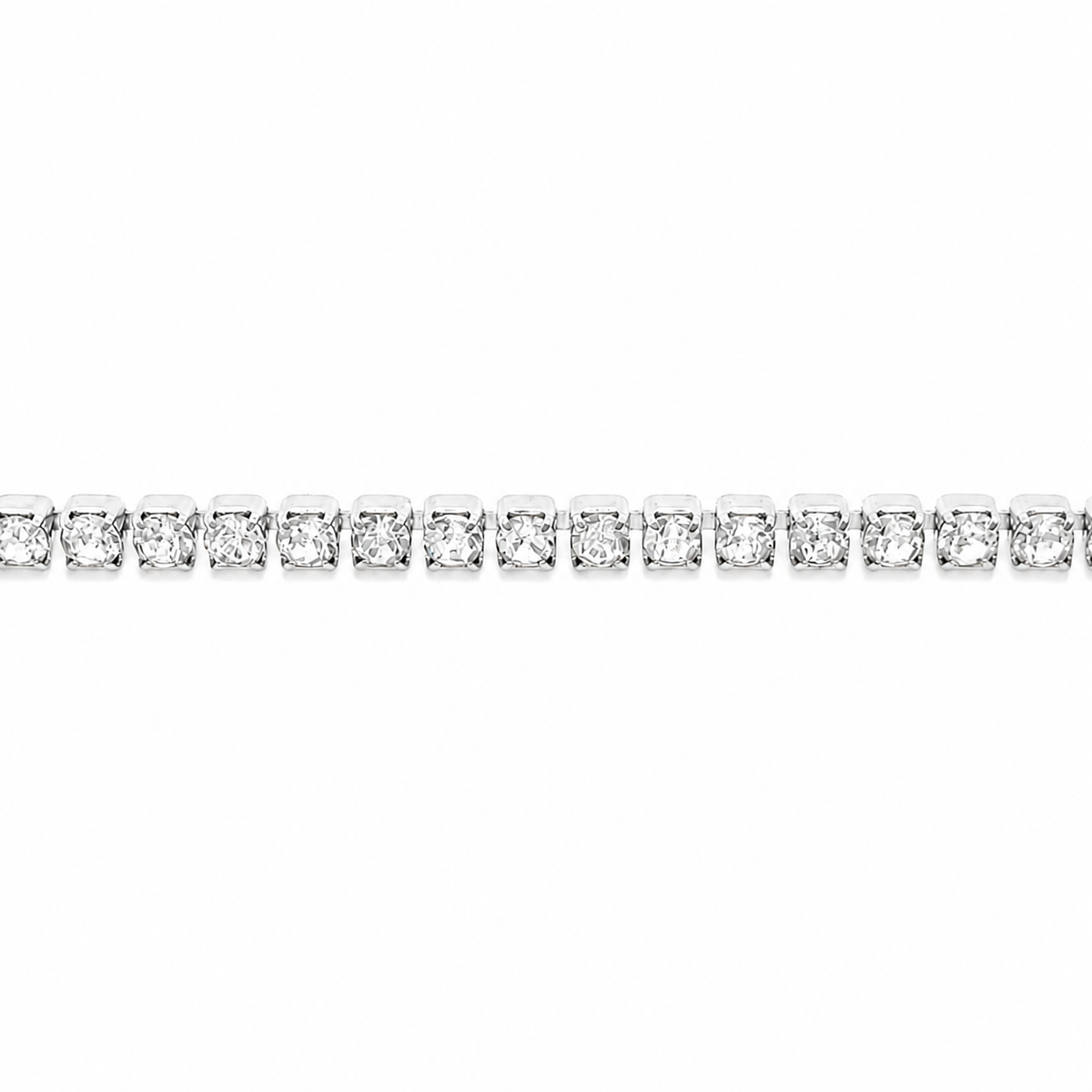 Sterling Silver CZ Tennis Chain