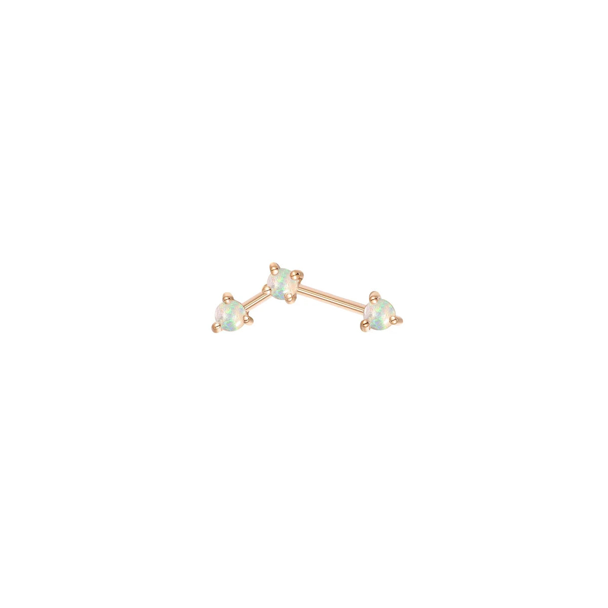 Modern Mood 14ct Gold Astera 3 Genuine Opal End