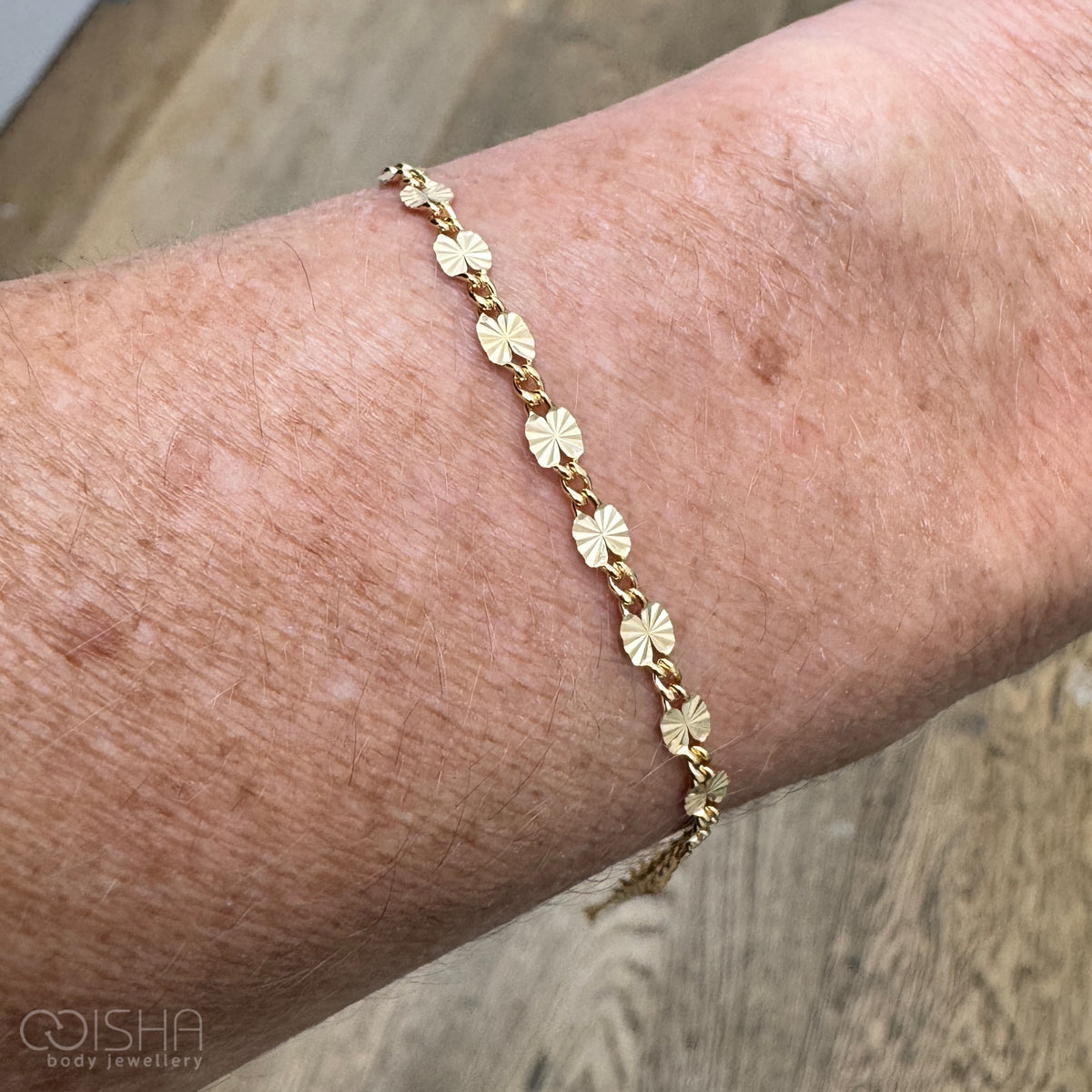 Perma Jewel 14/20 Gold Filled Starburst Chain