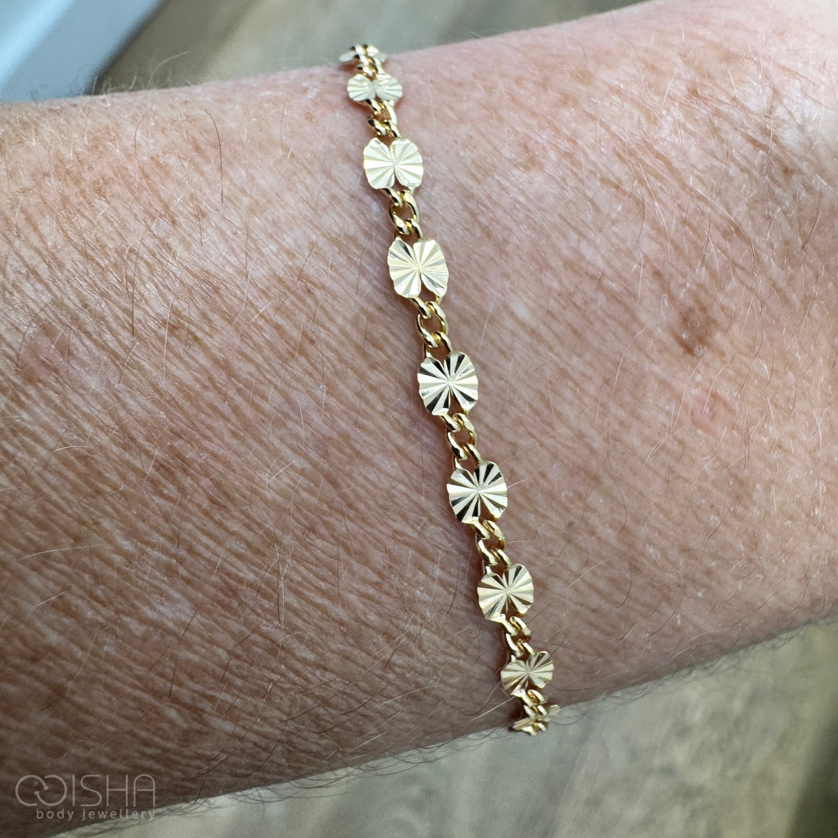 Perma Jewel 14/20 Gold Filled Starburst Chain