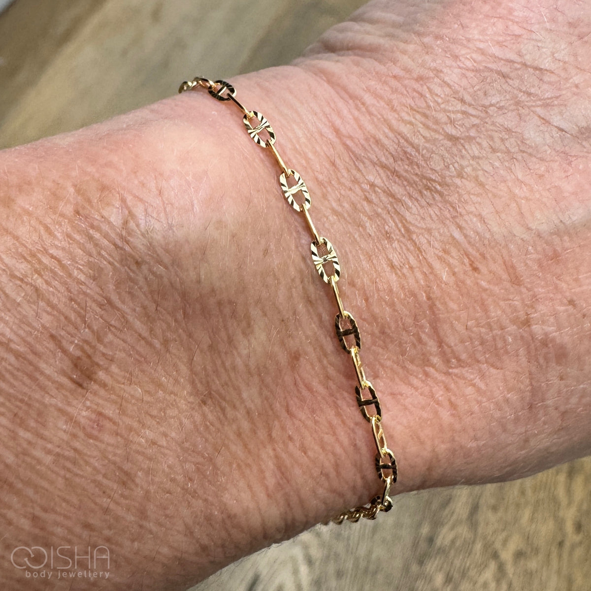 Perma Jewel 14/20 Gold Filled Mariner Chain