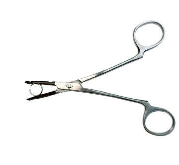 Steel Coated Ring Forceps