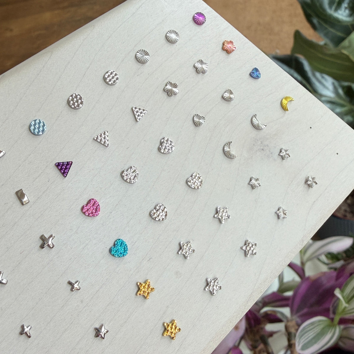 Junipurr Titanium Hammered Star Threadless End