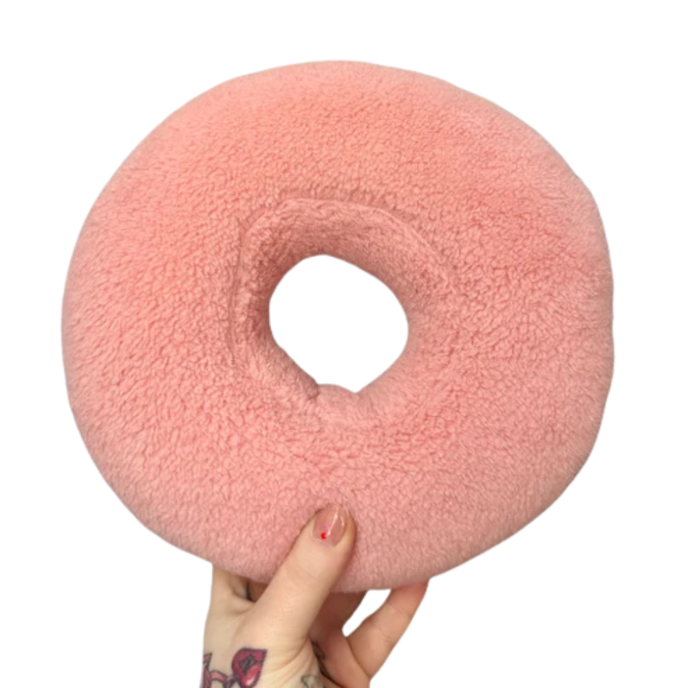Happy Piercing Cushion Co. Plush Donut Pillow