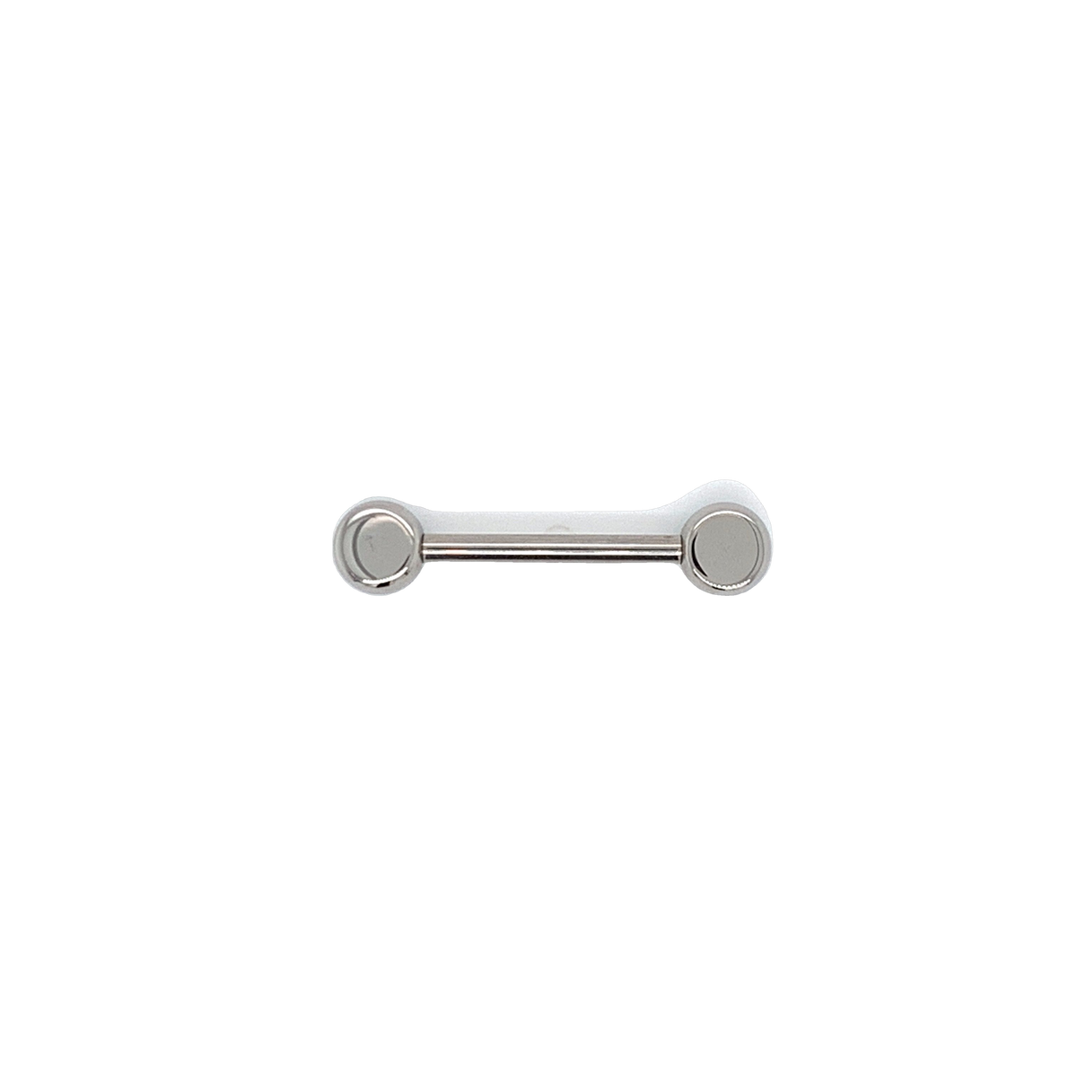 Neometal Nipple Bar With Moonstone Gems Threadless