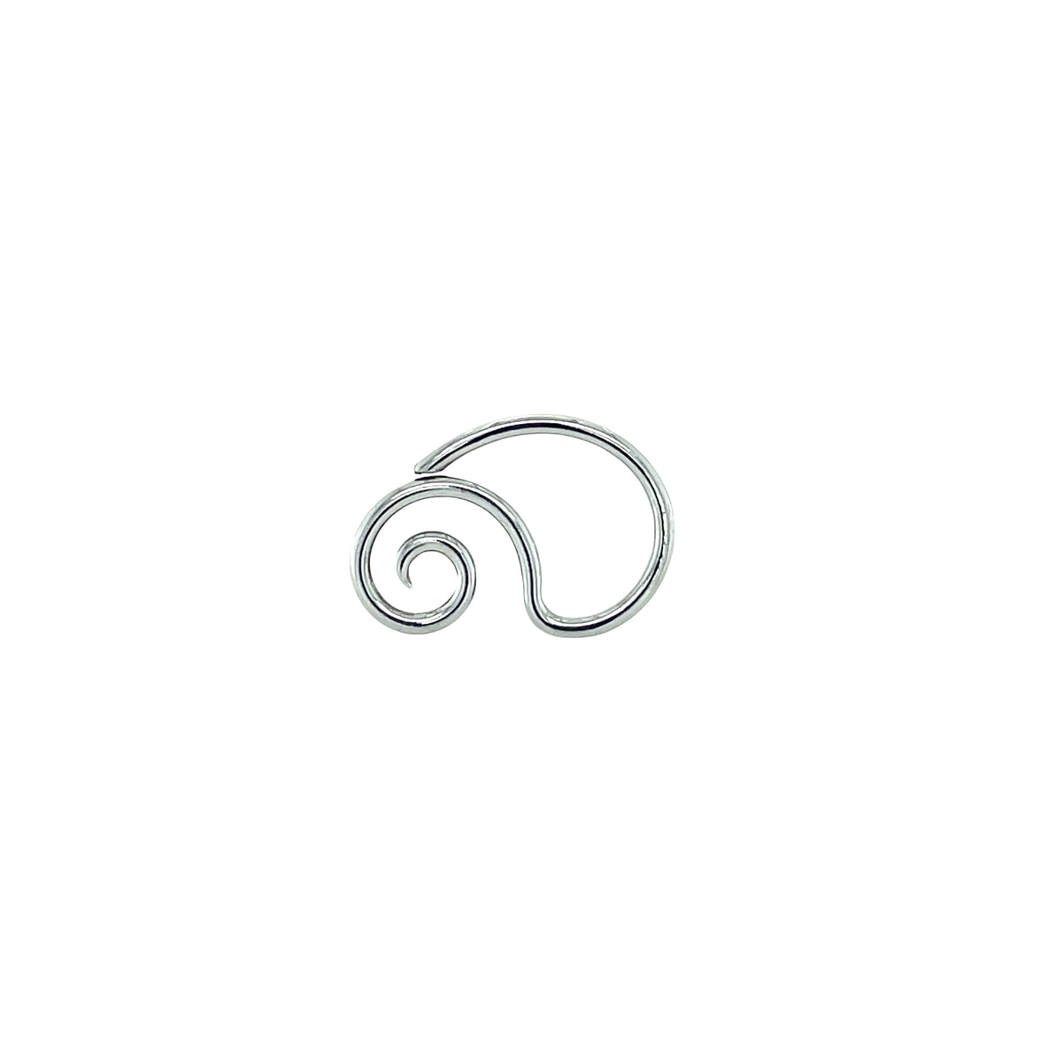 Apex Niobium Camulus Daith Spiral Ring