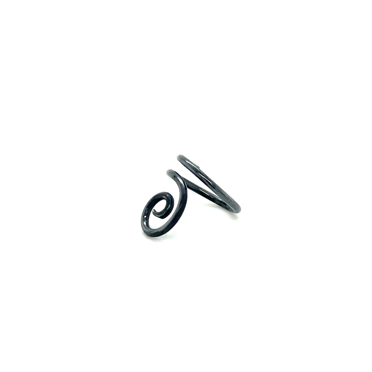 Apex Niobium Camulus Conch Spiral Ring