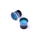 Gorilla Glass Blue Dichroic Plug