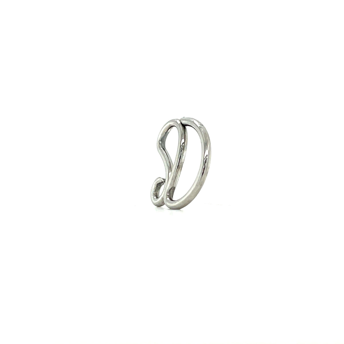 Apex Niobium Demeter Daith Rocker Spiral Ring