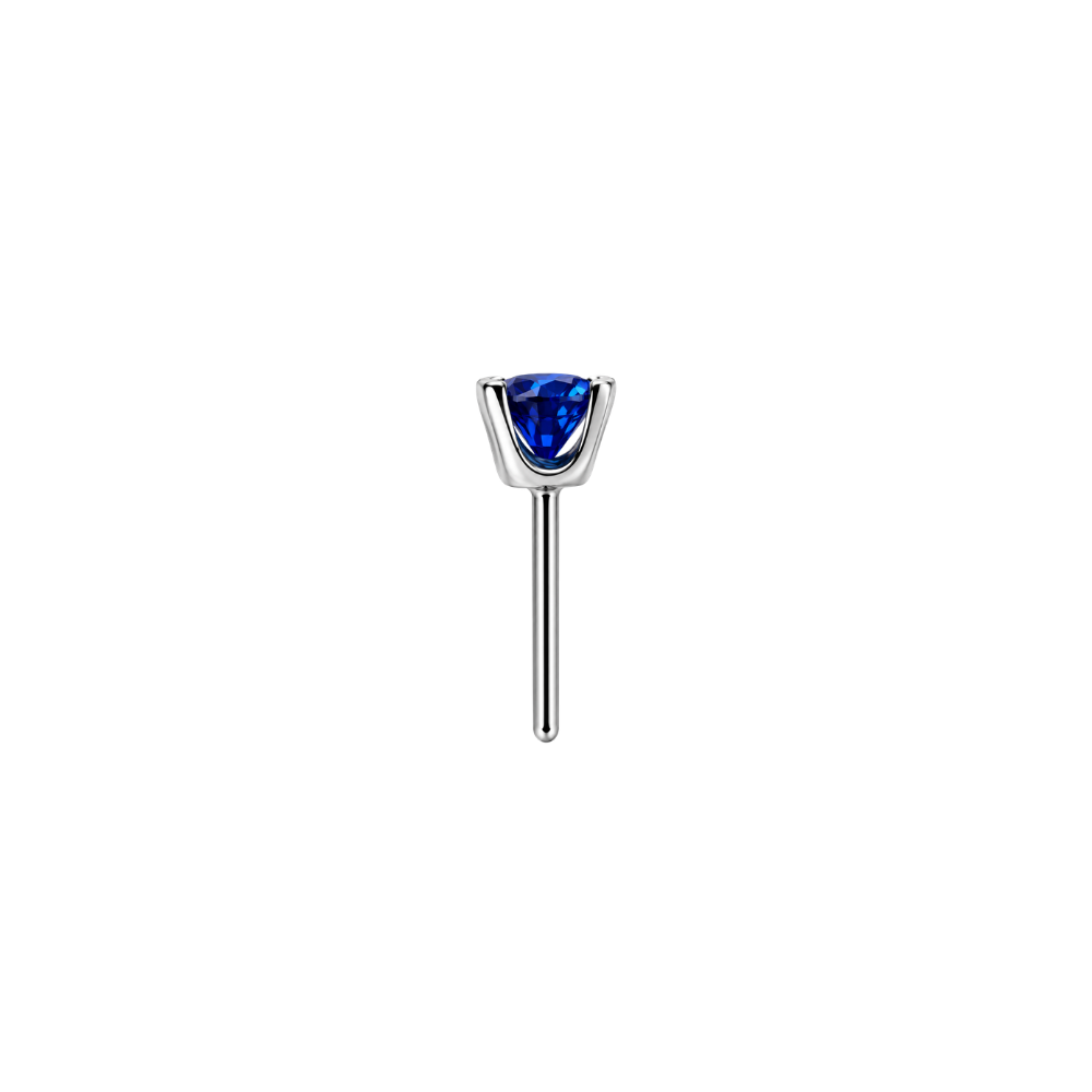 Industrial Strength Titanium Prong CZ End THREADLESS