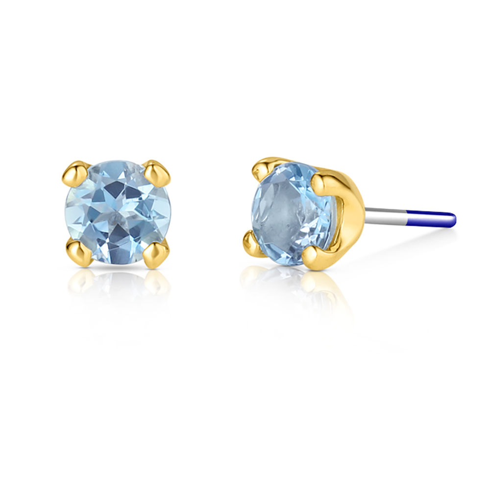 Industrial Strength 18ct Gold 4 Prong Set Genuine Gemstone End