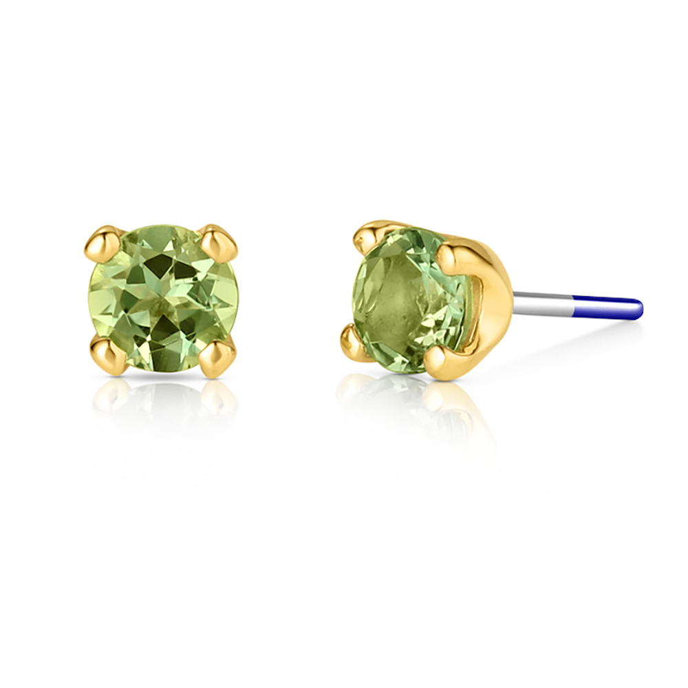 Industrial Strength 18ct Gold 4 Prong Set Genuine Gemstone End