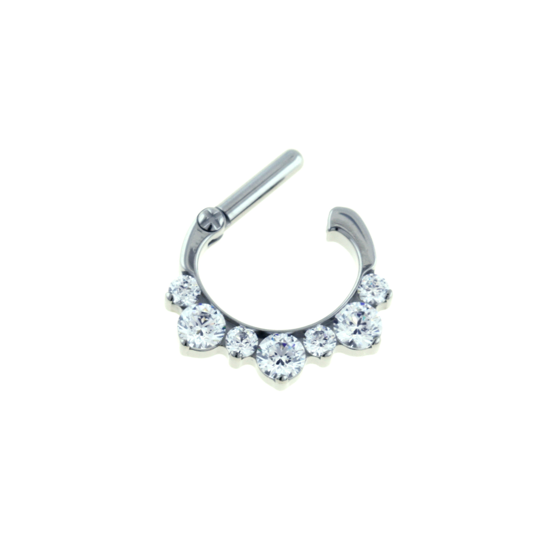 Industrial Strength Odyssey Alternating CZ Gem Clicker