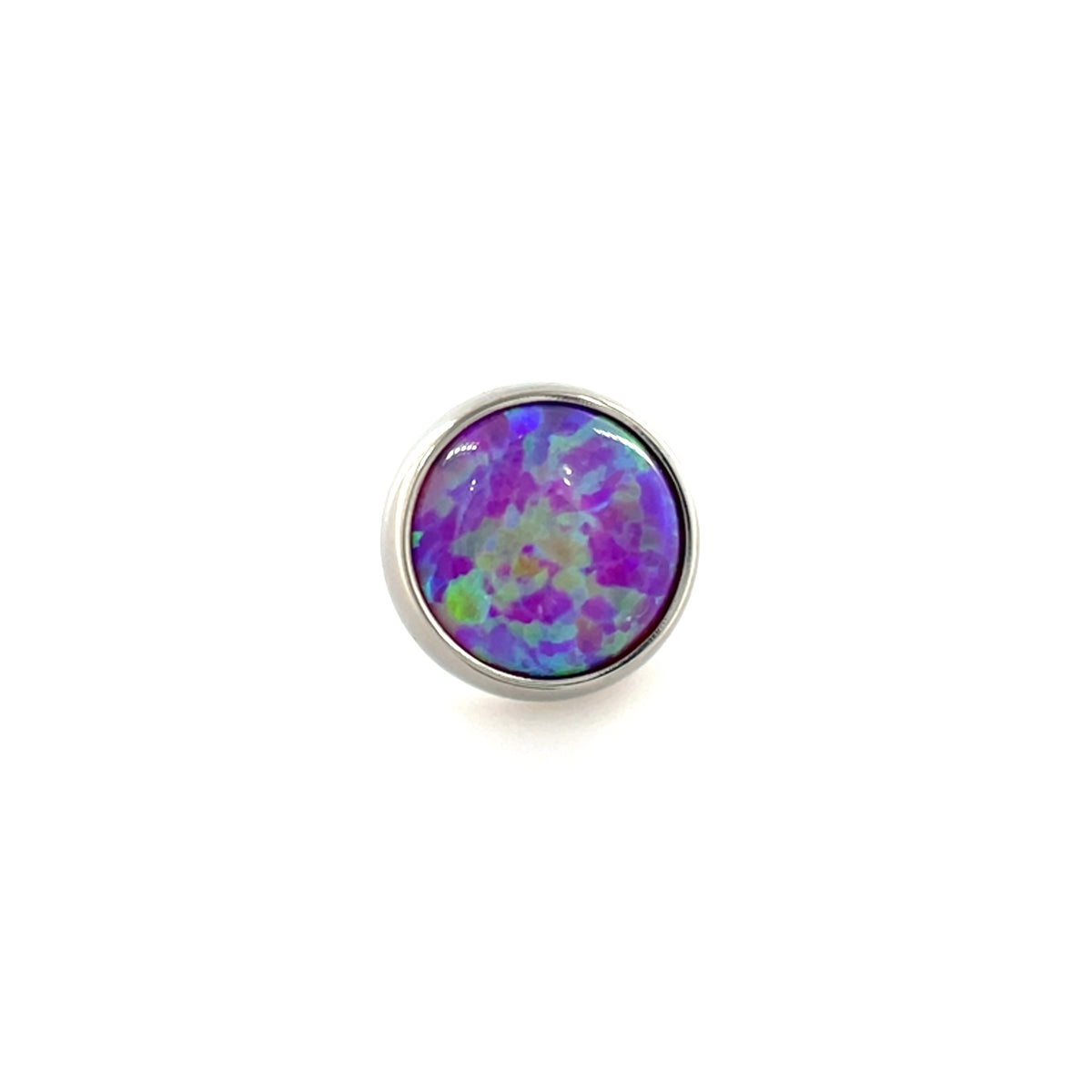 Industrial Strength Titanium Opal Cabochon End