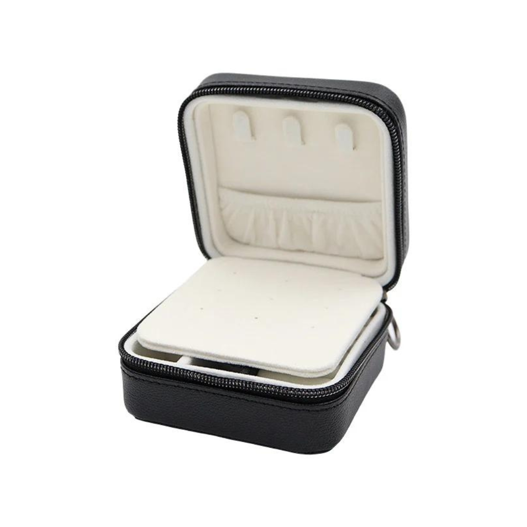 Jewellery Case  Black Leatherette