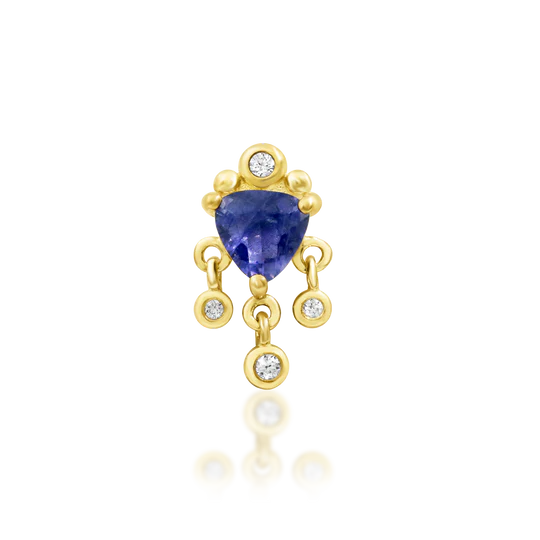 Junipurr 14ct Gold Bevlah Iolite End