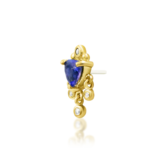 Junipurr 14ct Gold Bevlah Iolite End