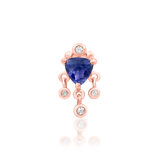 Junipurr 14ct Gold Bevlah Iolite End