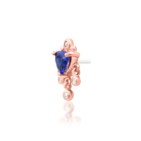 Junipurr 14ct Gold Bevlah Iolite End