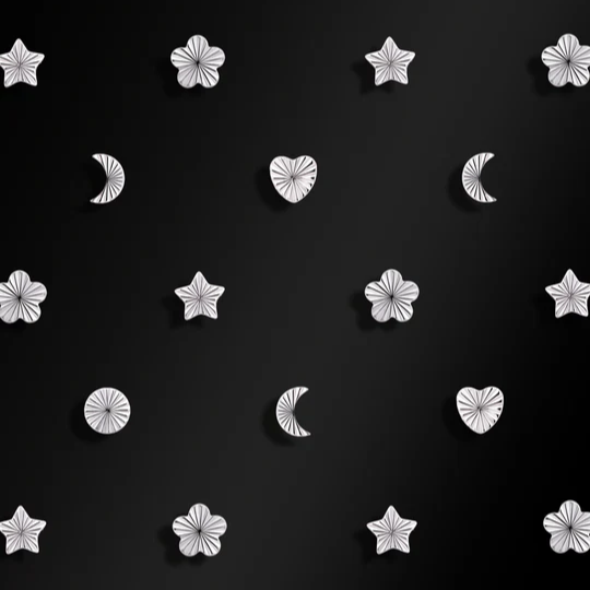 Junipurr Titanium Laser Moon Threadless End