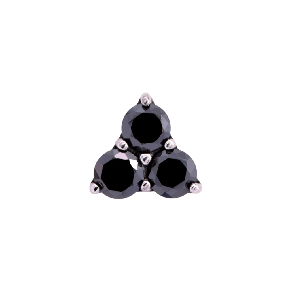 Junipurr Titanium CZ Trinity Threadless End