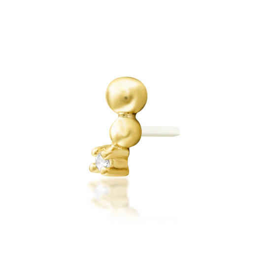 Junipurr 14ct Gold Spark CZ End