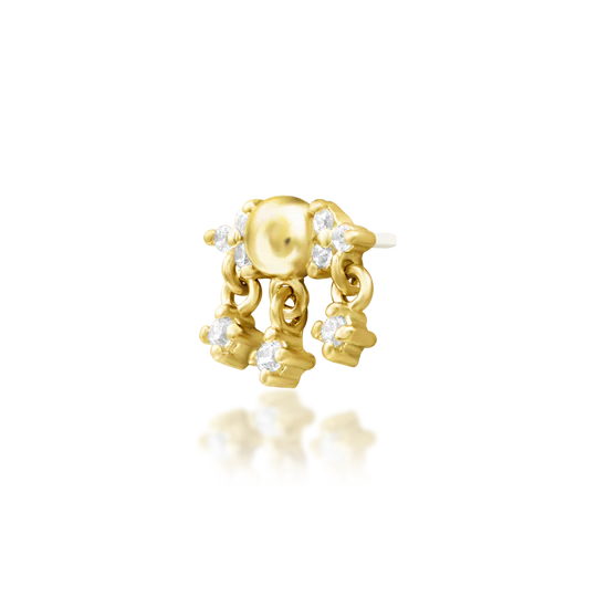 Junipurr 14ct Gold Bextor CZ End