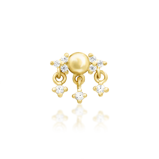 Junipurr 14ct Gold Bextor CZ End